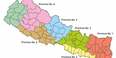 Mapa del estado de nepal