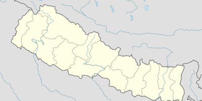 Mapa de nepal vector